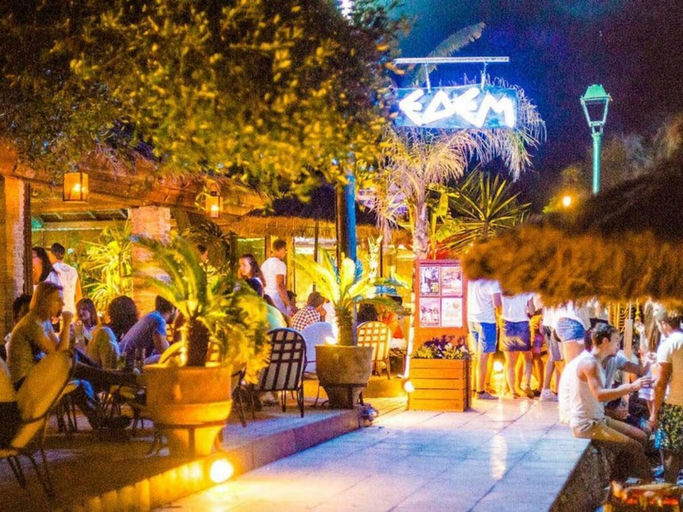 Edem Beach Club, a beach club in Corfu, Greece