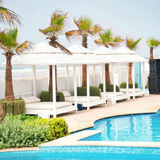 Eden Island, a restaurant in Casablanca, Morocco