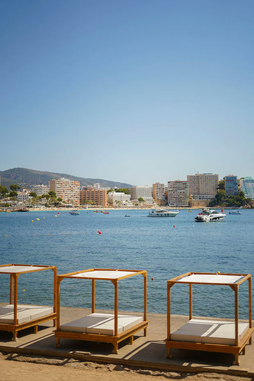 El Chaval, a beach club in Mallorca, Spain