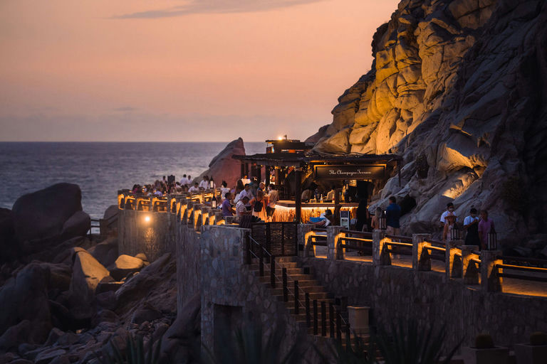 El Farallon at Waldorf Astoria, a night club in Cabo San Lucas, Mexico