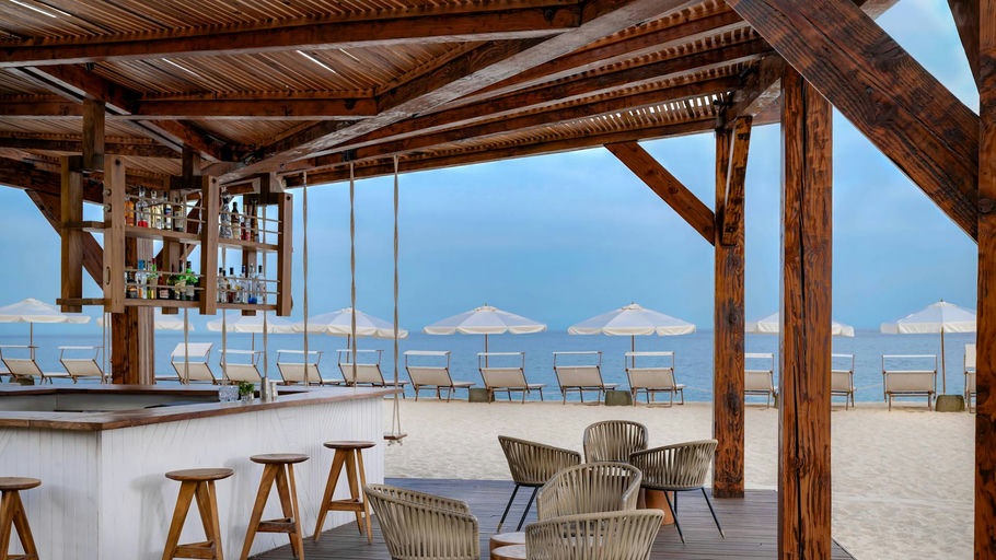 Enclave Beach Club at The Hilton, a beach club in Cabo San Lucas, Mexico