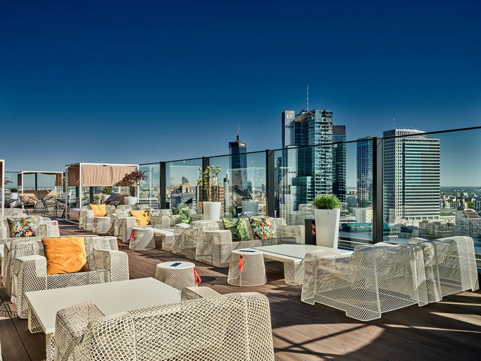 Ether Rooftop Bar, a bar in Warsaw, Poland