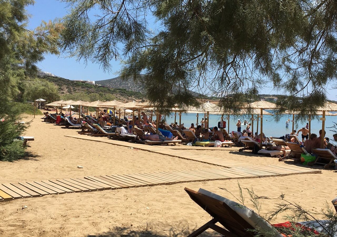 Faragas Beach Bar, a bar in Paros, Greece