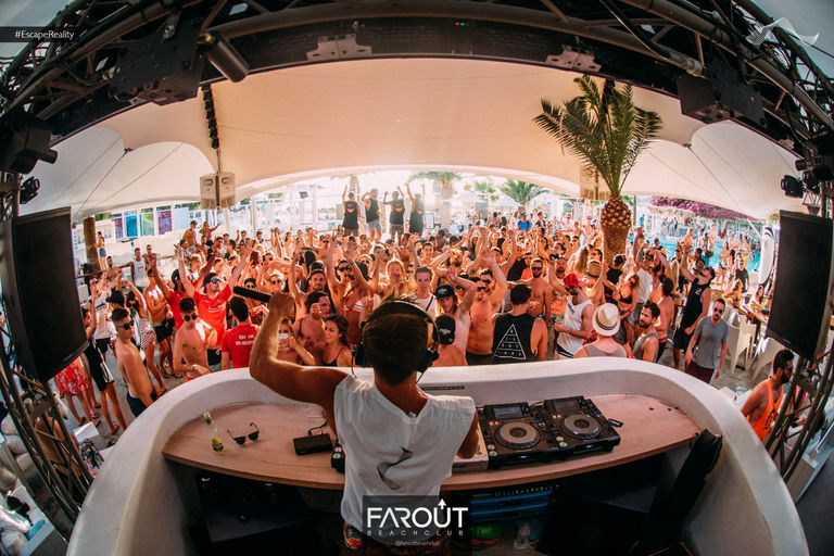 FarOut Beach Club, a beach club in Ios, Greece