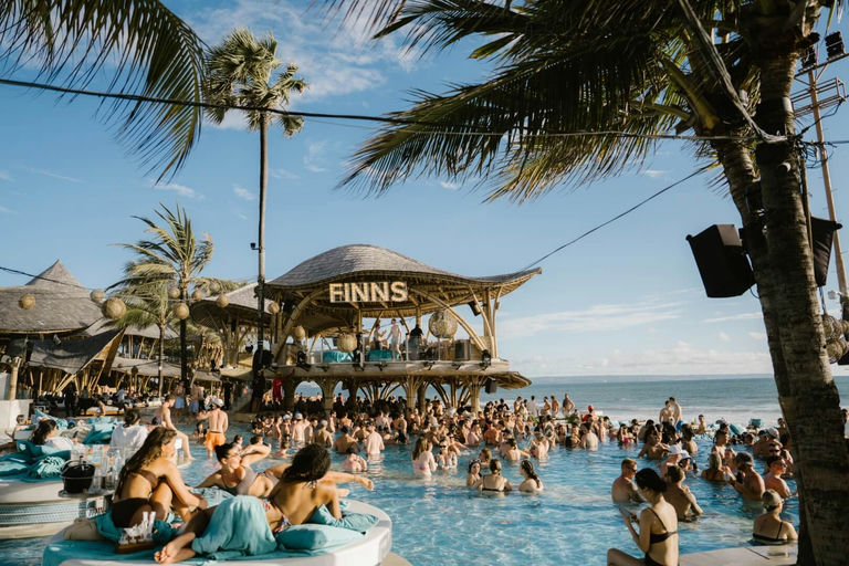 Finns Beach Club, a beach club in Bali, Indonesia