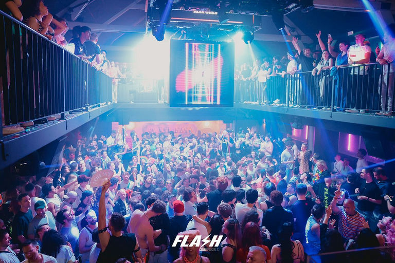 Flash, a night club in Brussels, Belgium