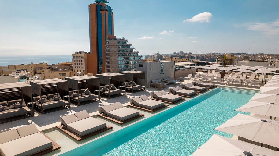 Flo Skypool, a restaurant in St. Julian’s, Malta