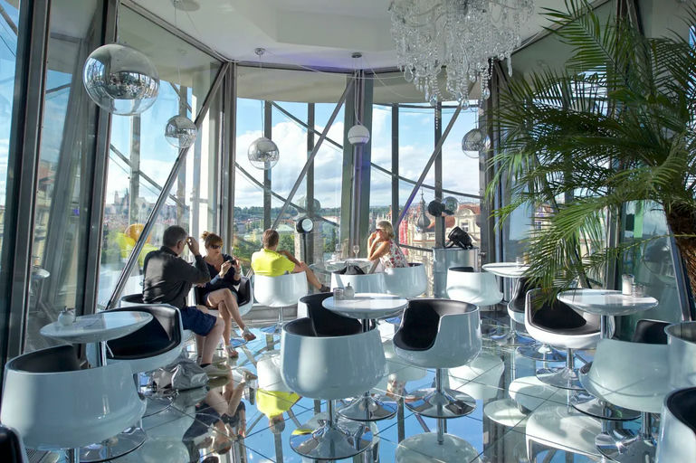 Glass Bar, a bar in Prague, Czech Republic