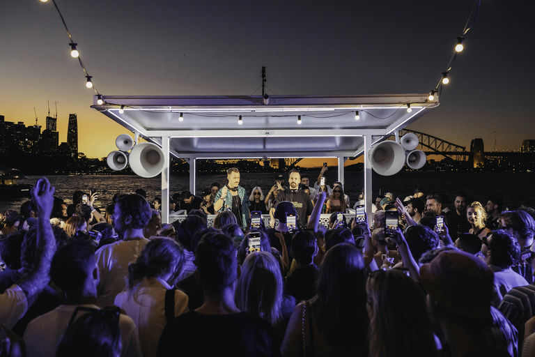 Glass Island, a boat party in Sydney, Australia