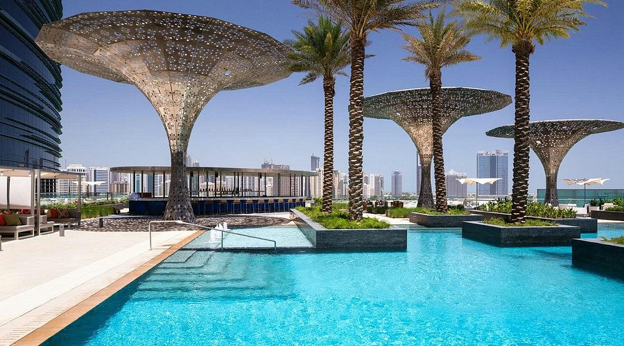 Glo at Rosewood Hotel, a pool club in Abu Dhabi, UAE