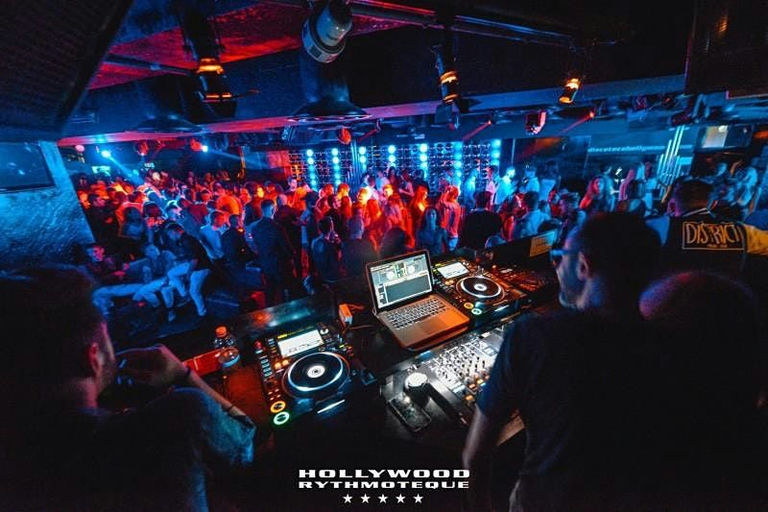 Hollywood Rythmoteque, a night club in Milan, Italy
