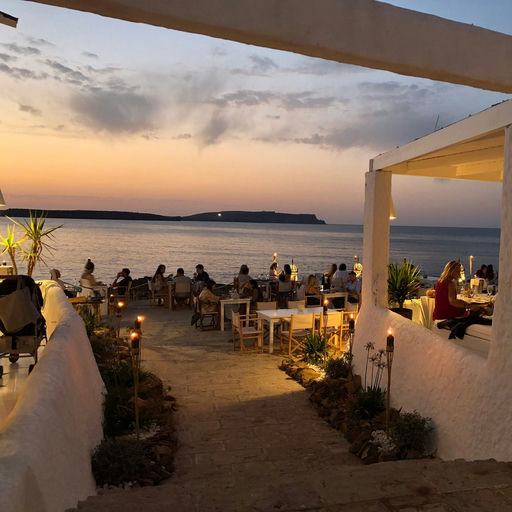 Isabella Beach Club, a beach club in Menorca, Spain