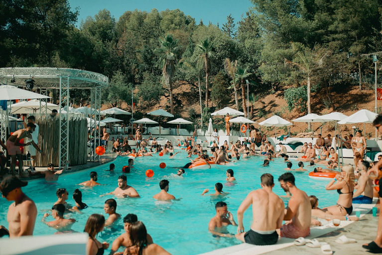 Isla Pool Club, a pool club in Málaga, Spain