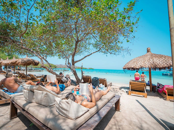 Islabela, a beach club in Cartagena, Colombia
