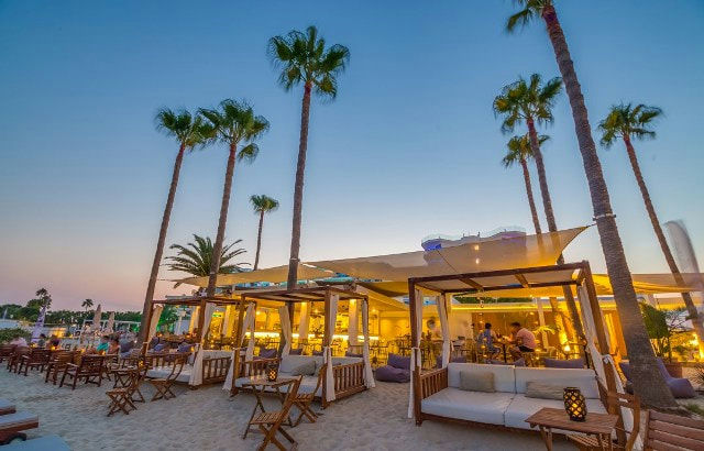 Isola Beach Bar, a restaurant in Ayia Napa, Cyprus