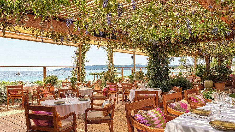 Jardin Tropezina, a beach club in St. Tropez, France