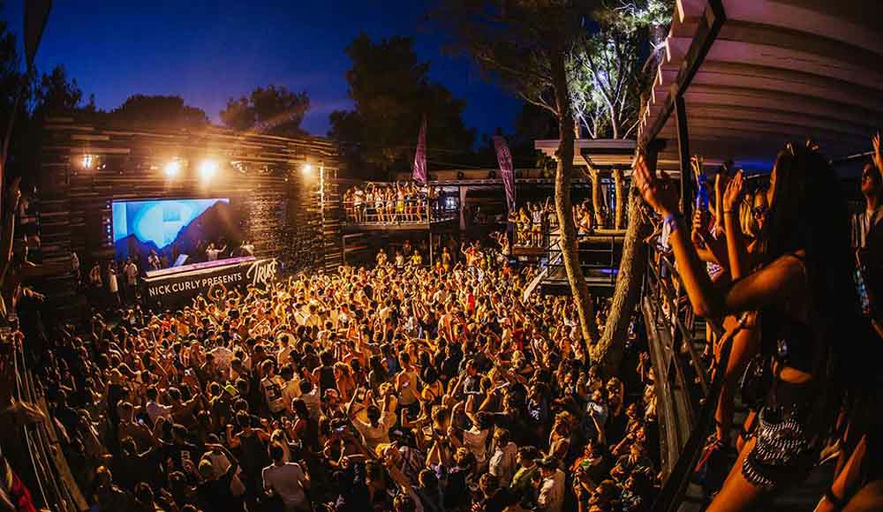 Kalypso Club, a beach club in Pag, Croatia