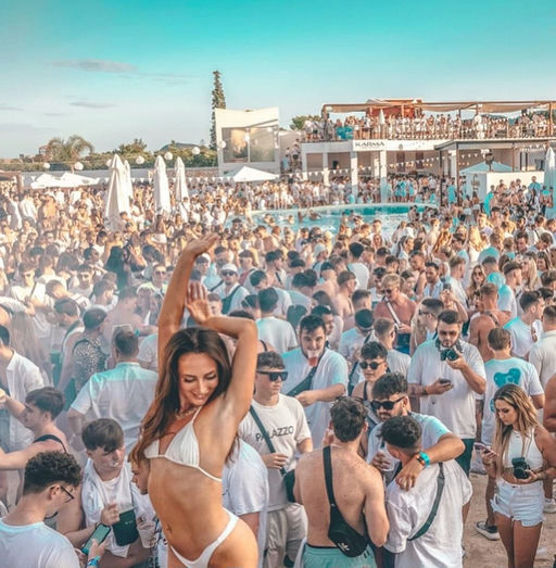Karma Day Club, a beach club in Zakynthos, Greece
