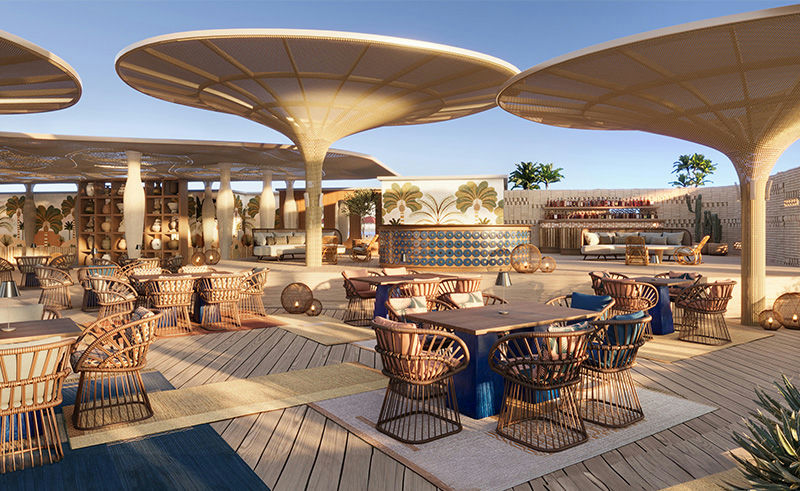 Kiki’s Beach , a beach club in Cairo, Egypt