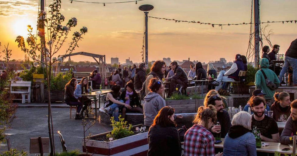 Klunkerkranich, a restaurant in Berlin, Germany