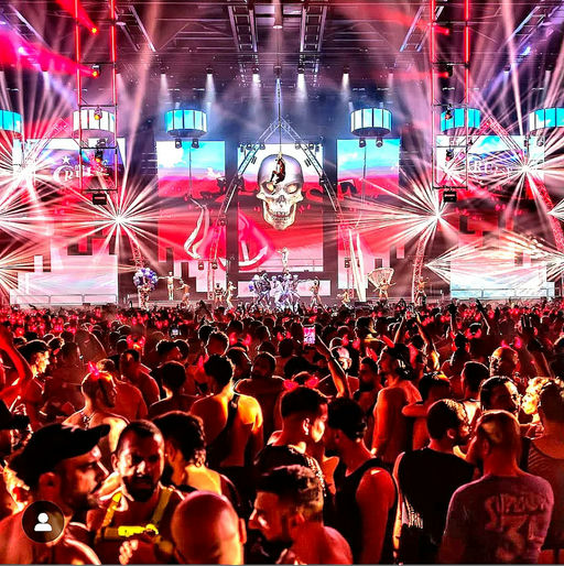 La Demence, a night club in Brussels, Belgium