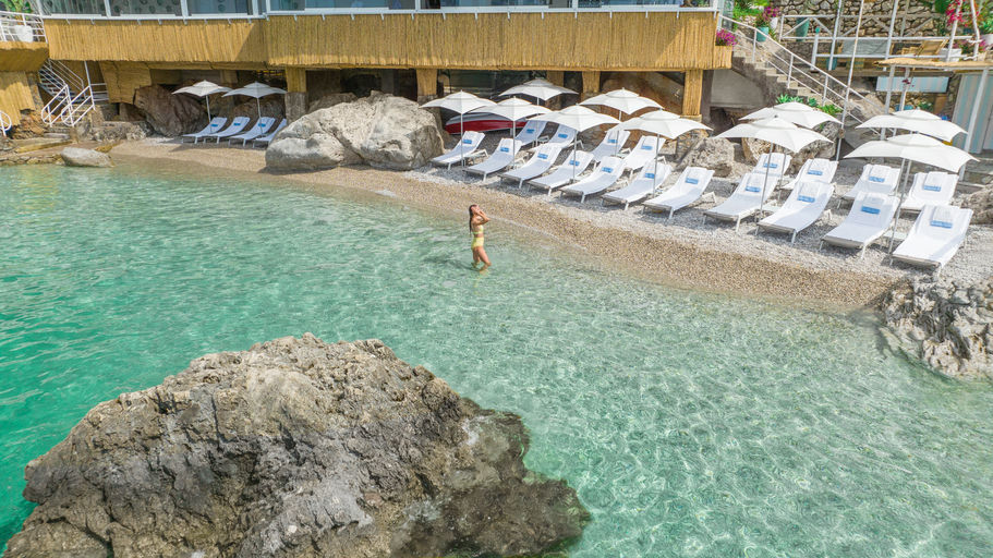 La Palma Beach Club, a night club in Capri, Italy