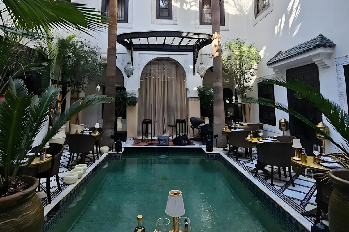 La Pergola, a restaurant in Marrakech, Morocco