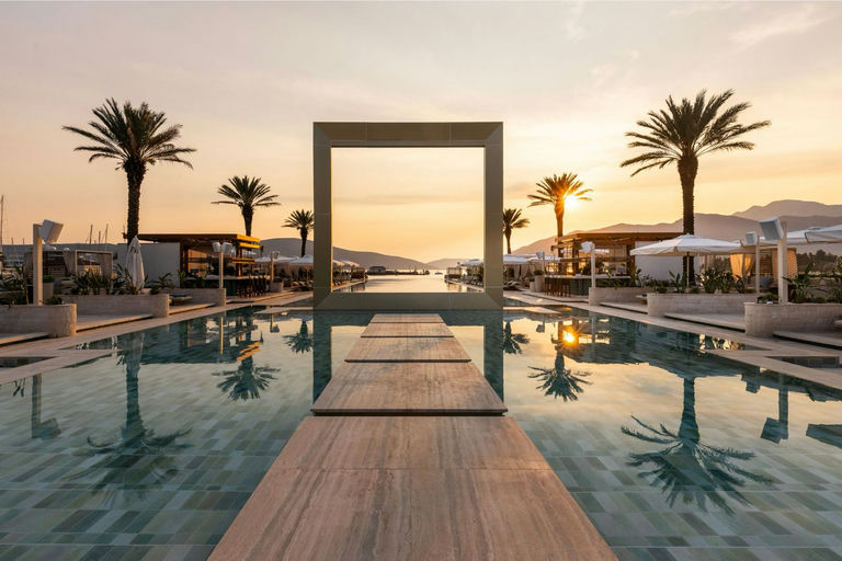 La Perla Beach Club, a beach club in Budva, Montenegro