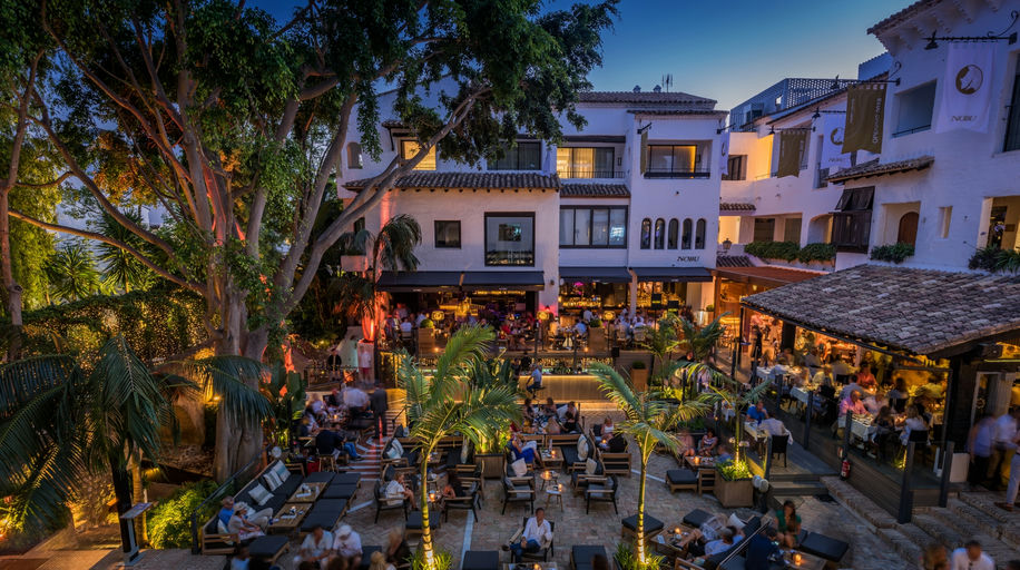 La Plaza, a bar in Marbella, Spain
