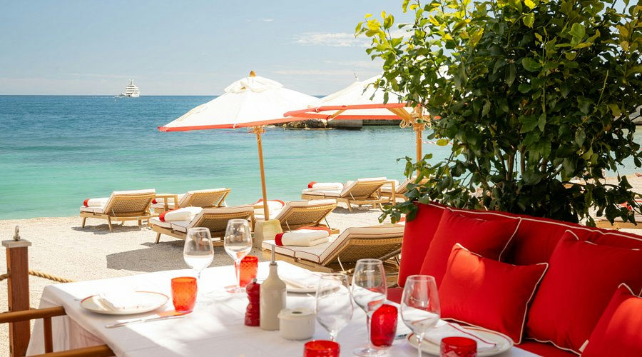 La Rose des Vents, a beach club in Larvotto, Monaco