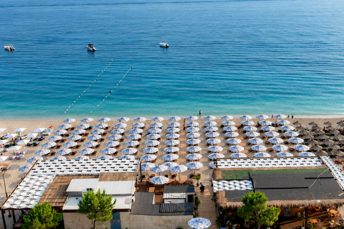 La Siesta Beach Bar, a beach club in Dhërmi , Albania