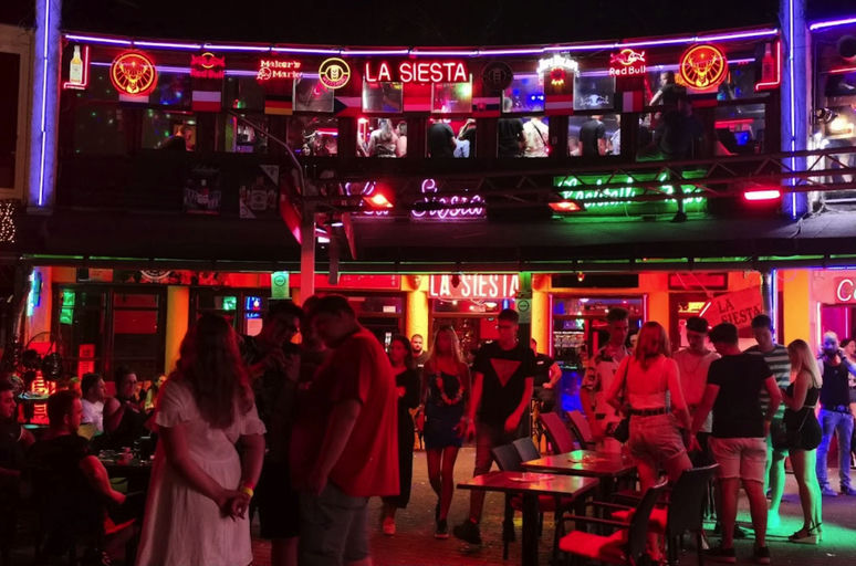 La Siesta, a bar in Budapest, Hungary
