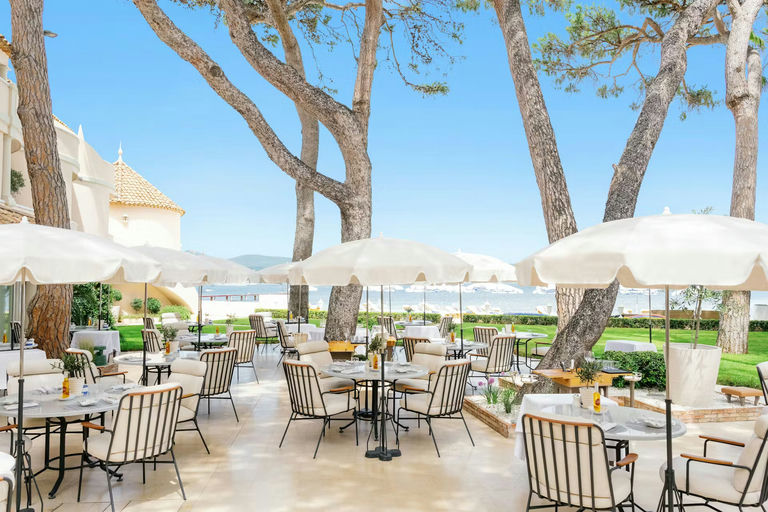 La Terrasse at Cheval Blanc, a beach club in St. Tropez, France