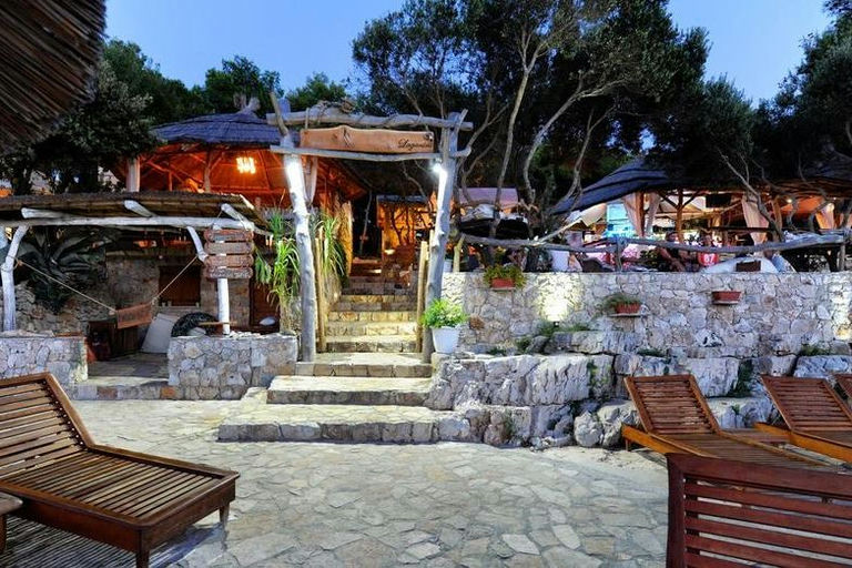 Laganini Beach Club, a bar in Hvar, Croatia