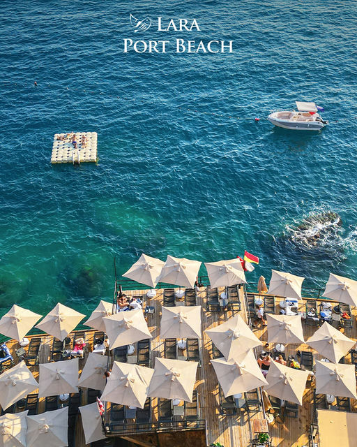 Lara Port Beach Club, a beach club in Antalya, Turkey