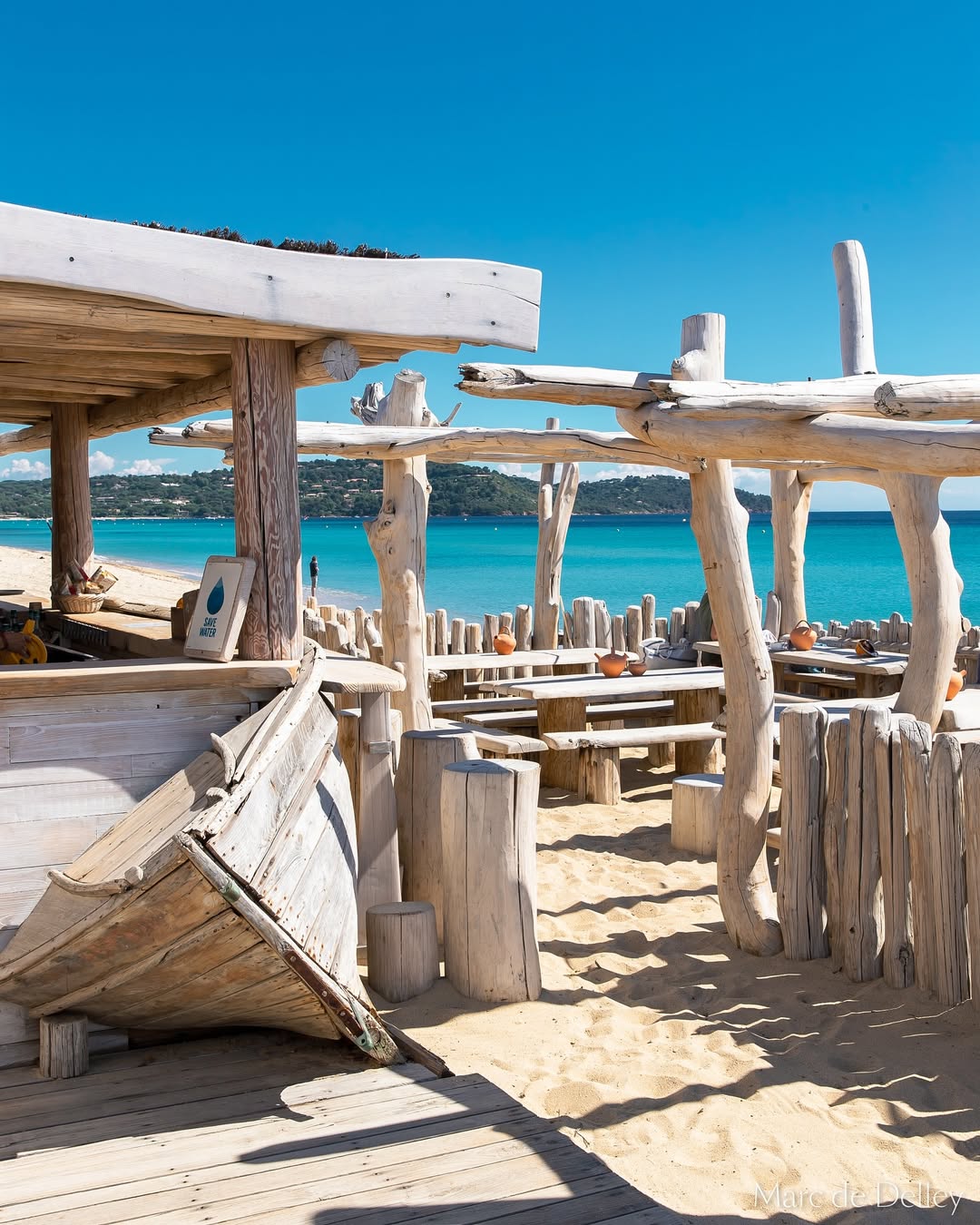 Le Club 55, a restaurant in St. Tropez, France