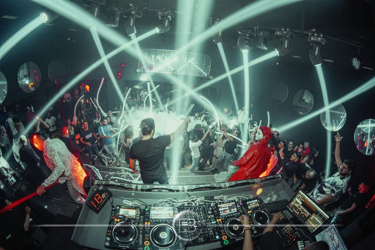 Le Maison B, a night club in Casablanca, Morocco