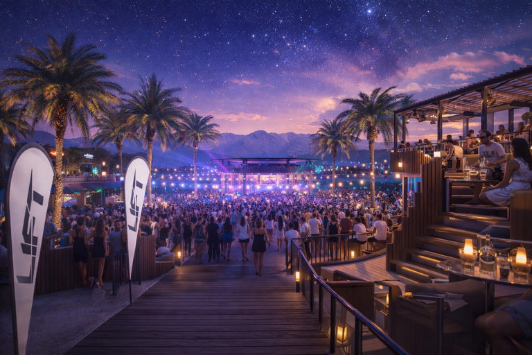 Lift Beach, a beach club in Pag, Croatia