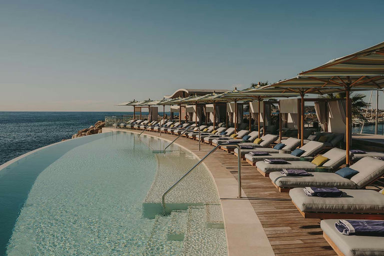 Lobster Club, a beach club in Mallorca, Spain