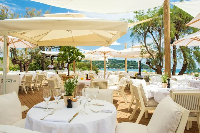 Loulou Plage, a restaurant in St. Tropez, France