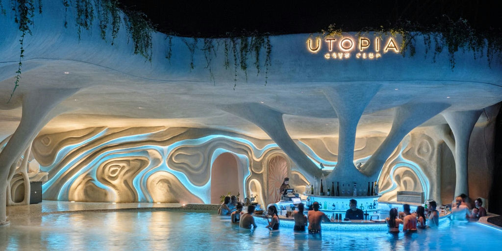 Luna Beach Club, a night club in Bali, Indonesia