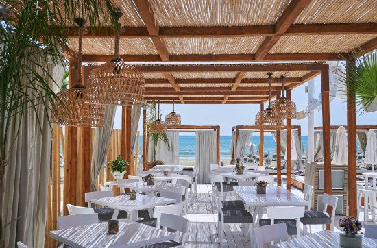 Lush Beach Bar Resto, a restaurant in Larnaca, Cyprus