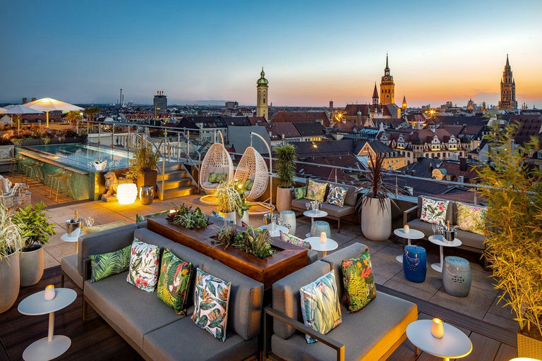 Mahjong Roof Garden, a restaurant in Munich, Germany