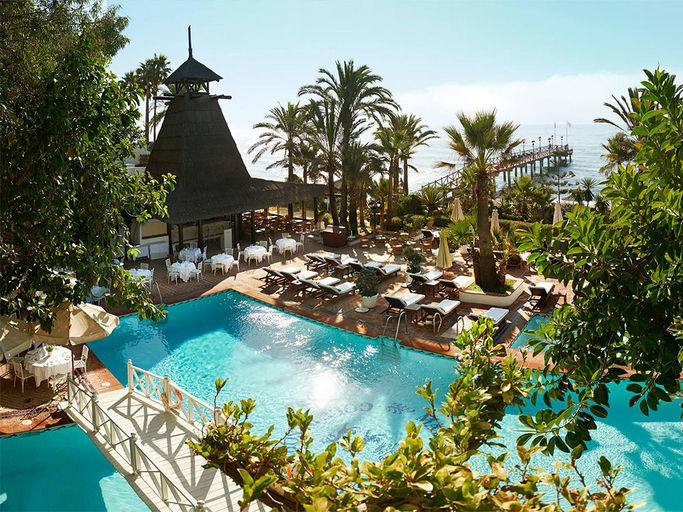 Marbella Club Hotel  , a beach club in Marbella, Spain