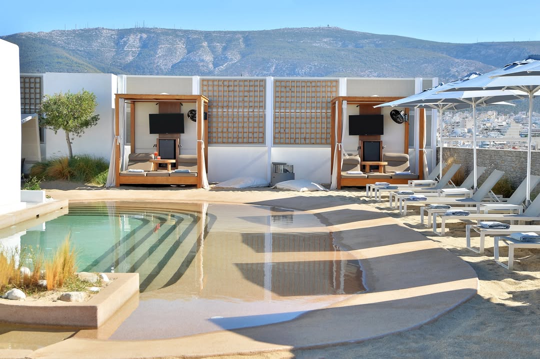 Mavili Beach, a pool club in Athens, Greece