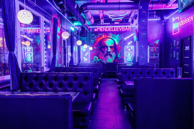 Mendeleev Bar, a bar in St. Petersburg, Russia