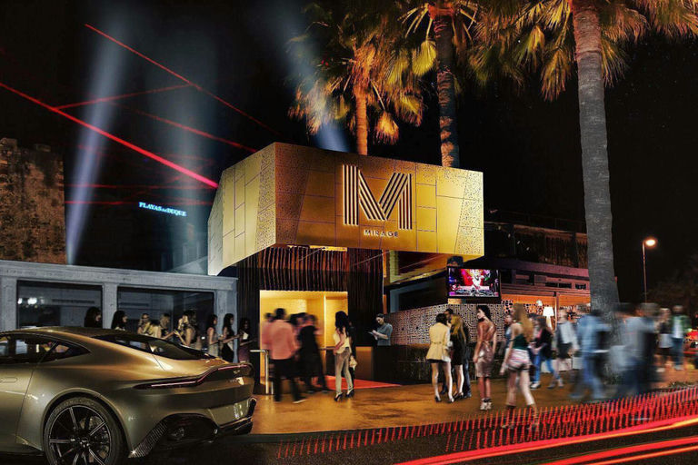 Mirage, a night club in Marbella, Spain