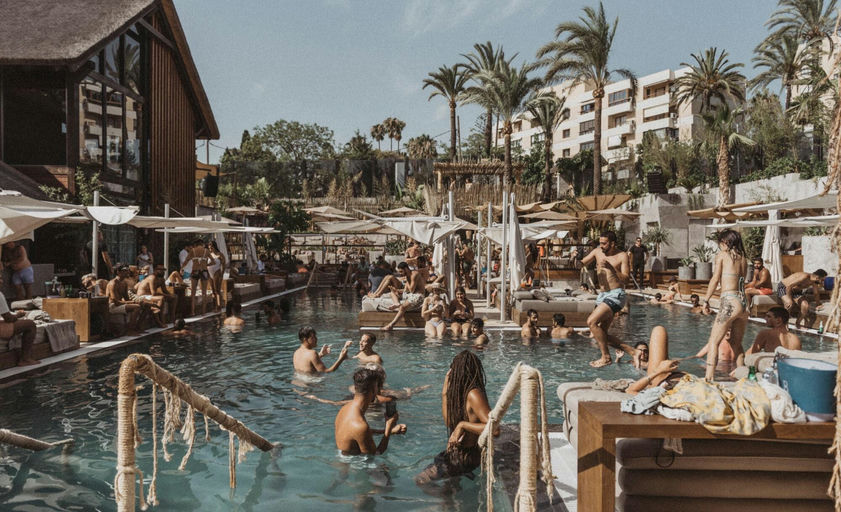 Mogli The Key, a pool club in Marbella, Spain