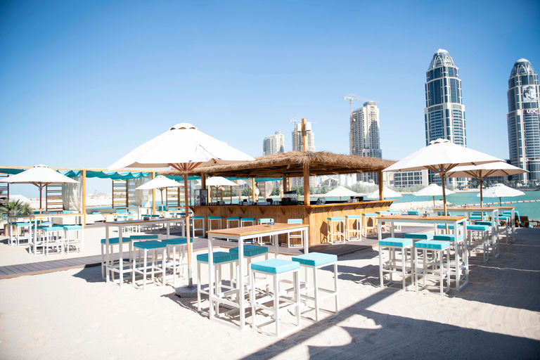 Monkey Tale, a beach club in Doha, Qatar