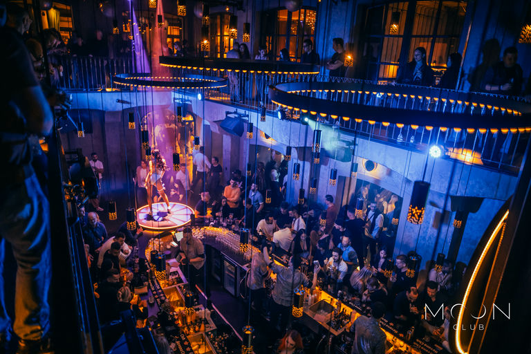 Moon Club, a night club in Prague, Czech Republic